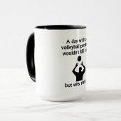 Mug Un jour sans volleyball (Devant gauche)