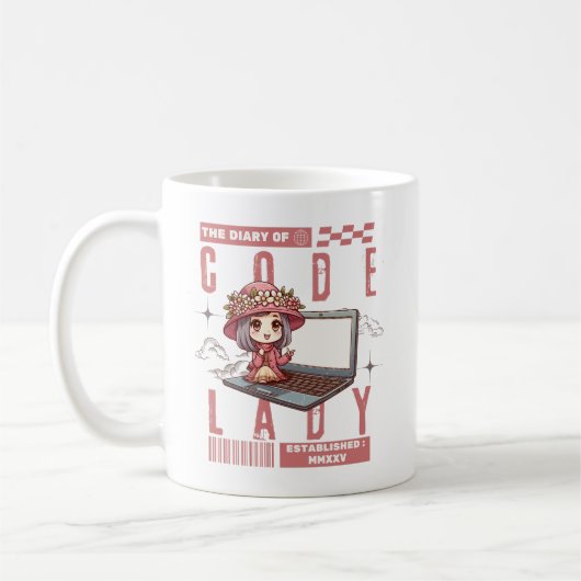 Mug Un journal d'une dame du code (Gauche)