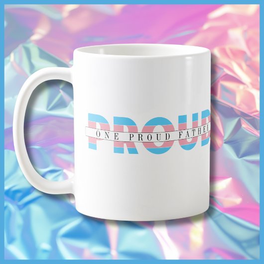 Mug Un joyeux Ally Transgenre Droits Texte Personnalis