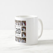 Mug Un joyeux anniversaire 12 Photo Collage (Devant droit)