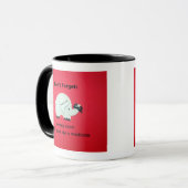 Mug Un joyeux coeur fait du bien comme un médicament (Devant gauche)