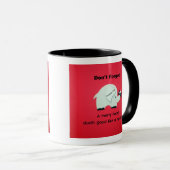 Mug Un joyeux coeur fait du bien comme un médicament (Devant droit)
