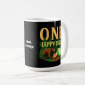 Mug Un Joyeux Dada Premier Anniversaire Ours Camping F (Devant droit)