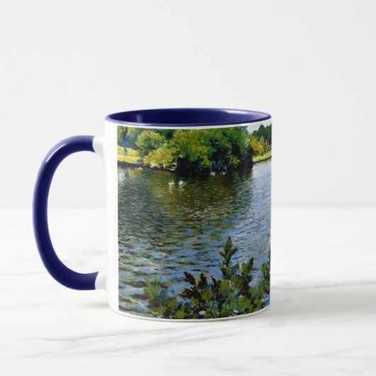 Mug Un lac de Long Island, art, (Gauche)