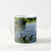 Mug Un lac de Long Island, beaux-arts, (Devant gauche)