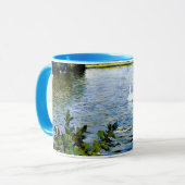 Mug Un lac de Long Island, beaux-arts, (Devant gauche)