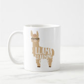 Mug Un lama entier apprenant aller sur des professeurs (Gauche)