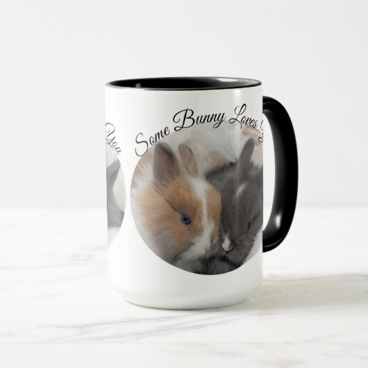 Mug Un Lapin T'Aime (Devant droit)