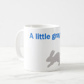 Mug Un lièvre de gris de Litte (Devant gauche)