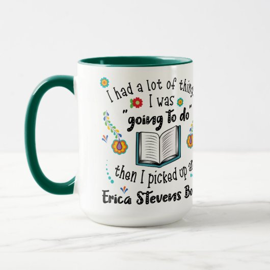 Mug Un Livre D'Erica Stevens (Gauche)