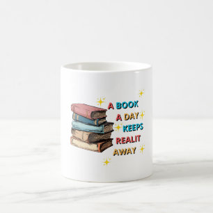 Mug un livre par jour éloigne la réalité