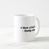 Mug Un Livre Par Jour Empêche La Réalité (Devant droit)