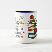 Mug Un Livre Par Jour Empêche La Réalité (Centre)