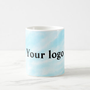 Mug Un logo personnalisé simple et élégant ici compagn
