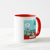 Mug Un Loup De Virginie Drôle (Devant droit)