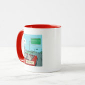 Mug Un Loup De Virginie Drôle (Devant gauche)