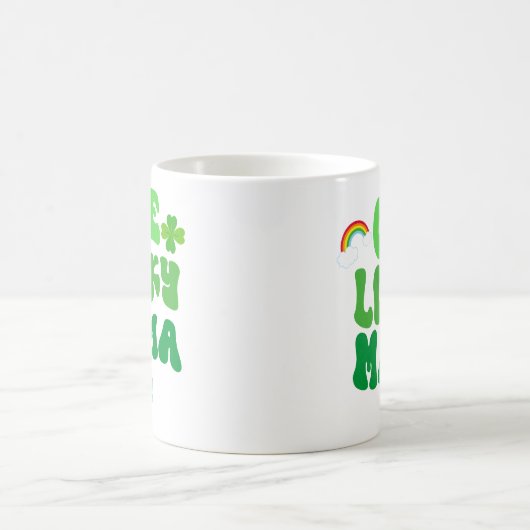 Mug Un Lucky Mama St. Patrick's Day Shamrock Café M (Centre)