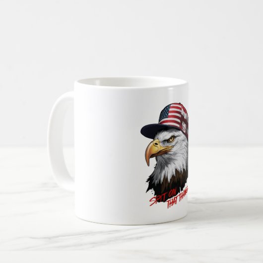 Mug Un majestueux aigle chauve, fièrement incarnant l' (Devant gauche)