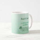 Mug Un Mariage irlandais qui félicite (Devant droit)