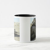 Mug Un Marine lance un fusil de service M16A2 (Centre)