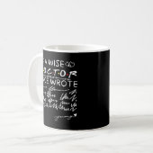Mug Un Médecin Sage Écrit Une Fois Dr Médecins Écritur (Devant gauche)