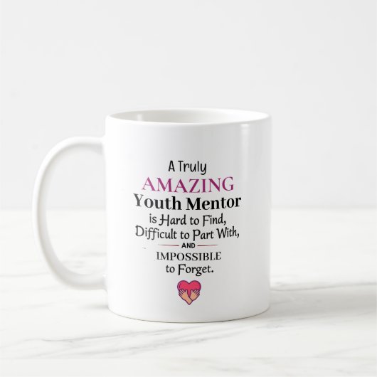 Mug Un mentor de jeunesse vraiment incroyable (Gauche)