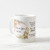 Mug Un Merci Mariage personnalisé qui privilégie (Devant gauche)