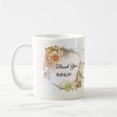 Mug Un Merci Mariage personnalisé qui privilégie (Gauche)