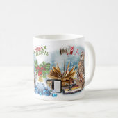 Mug Un message de livre gratuit (Devant droit)