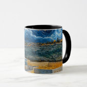 Mug Un message de paix et de liberté (Devant droit)