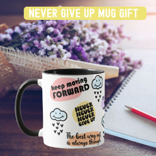 Mug Un message positif n'abandonne jamais