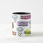 Mug Un message positif n'abandonne jamais (Centre)