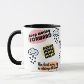 Mug Un message positif n'abandonne jamais (Gauche)