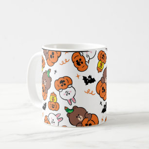 Mug Un mignon lapin et un Halloween d'ours