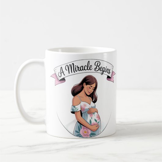 Mug Un miracle commence grossesse (Gauche)