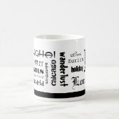 Mug Un monde de buvette café/thé (Centre)