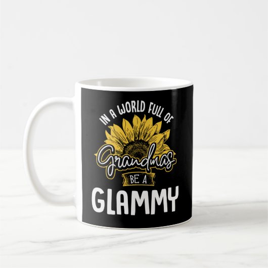 Mug Un Monde Plein De Grand-Mères Sois Un Glammy (Gauche)