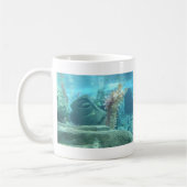 Mug Un monde sous-marin - conception de statue en pier (Gauche)