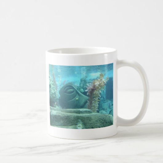 Mug Un monde sous-marin - conception de statue en pier (Droite)