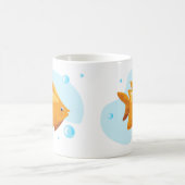 Mug Un monde sous-marin mignon. La vie marine. Poisson (Centre)