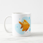 Mug Un monde sous-marin mignon. La vie marine. Poisson (Gauche)