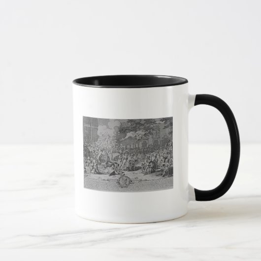 Mug Un monument consacré à la postérité, 1720 (Droite)