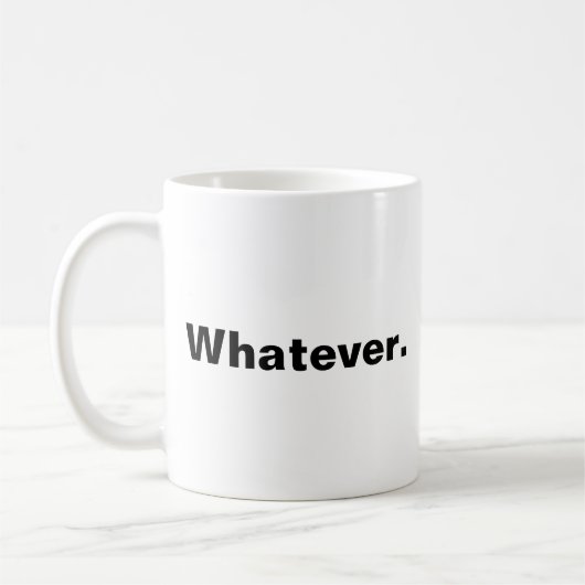 Mug Un mot de minimalisme (Gauche)