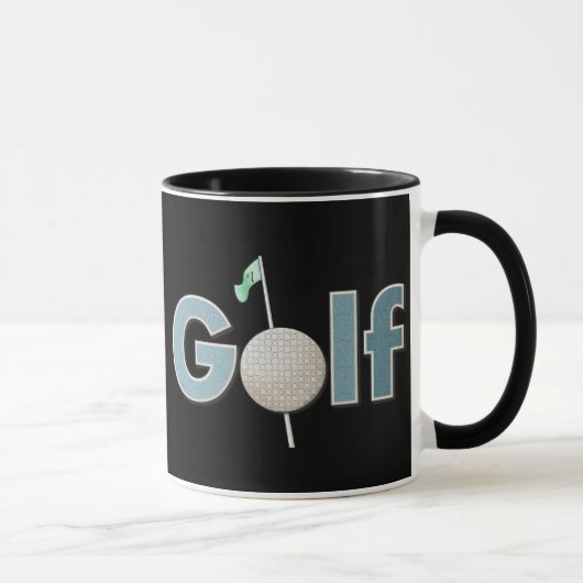 Mug Un mot : Golf (Droite)