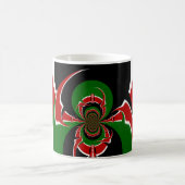 Mug Un Motif du drapeau kényan dynamique : un art puis (Centre)