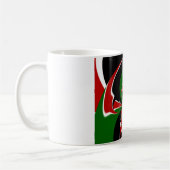 Mug Un Motif du drapeau kényan dynamique : un art puis (Gauche)