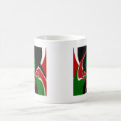 Mug Un Motif du drapeau kényan dynamique : un art puis (Centre)