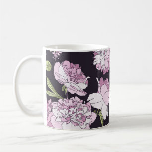 Mug Un motif floral incomparable - un bouquet de pivoi