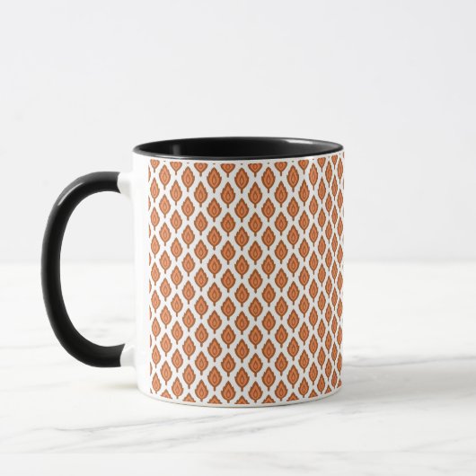 Mug un Motif géométrique noir blanc exceptionnel (Gauche)