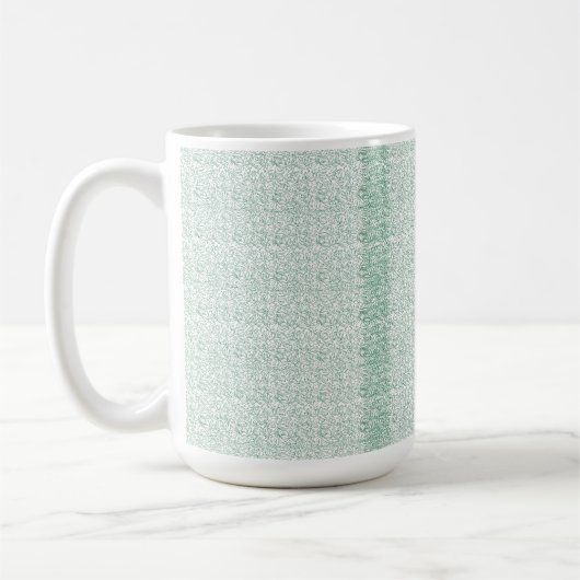 Mug Un motif géométrique transparent avec interlockin (Gauche)